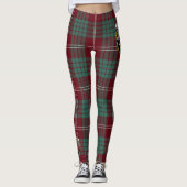 Ecosse Clan Crawford Crest Tartan Femmes Leggings (Devant)
