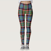 Ecosse Clan Crest Tartan Femmes Leggings (Devant)