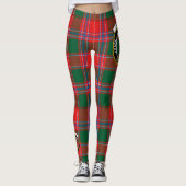 Ecosse Clan Dalzell Crest Tartan Femmes Leggings (Devant)