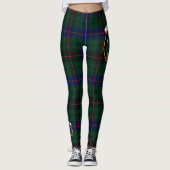 Ecosse Clan Davidson Crest Tartan Femmes Leggings (Devant)