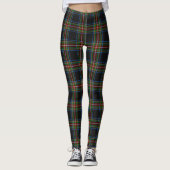 Ecosse Clan Denniston Tartan Femmes Leggings (Devant)
