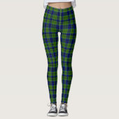Ecosse Clan Dickson Tartan Femmes Leggings (Devant)
