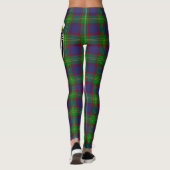 Ecosse Clan Durie Crest Tartan Femmes Leggings (Dos)