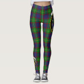 Ecosse Clan Durie Crest Tartan Femmes Leggings (Devant)