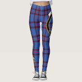 Ecosse Clan Elliot Crest Tartan Femmes Leggings (Devant)
