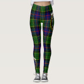 Ecosse Clan Forsyth Crest Tartan Femmes Leggings (Devant)