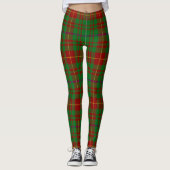 Ecosse Clan Fulton Tartan Femmes Leggings (Devant)