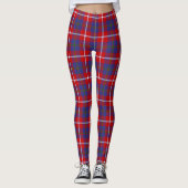Ecosse Clan Galloway Red Tartan Leggings (Devant)