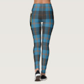 Ecosse Clan Garden Crest Tartan Femmes Leggings (Dos)