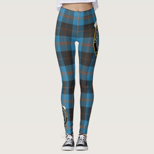 Ecosse Clan Garden Crest Tartan Femmes Leggings (Devant)