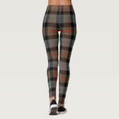 Ecosse Clan Gunn Patiné Tartan femmes Leggings (Dos)