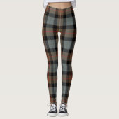 Ecosse Clan Gunn Patiné Tartan femmes Leggings (Devant)