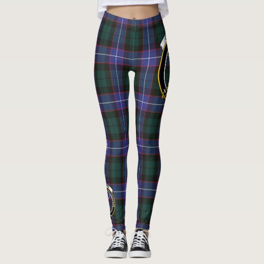Ecosse Clan Guthrie Crest Tartan Femmes Leggings (Devant)