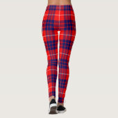 Ecosse Clan Hamilton Tartan Femmes Leggings (Dos)