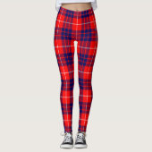 Ecosse Clan Hamilton Tartan Femmes Leggings (Devant)