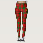 Ecosse Clan Herries Crest Tartan Femmes Leggings (Devant)
