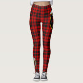 Ecosse Clan Hogg Crest Tartan Femmes Leggings (Devant)