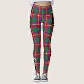 Ecosse Clan Hopkirk Crest Tartan Femmes Leggings (Devant)