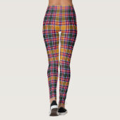 Ecosse Clan Jacobite Tartan Femmes Leggings (Dos)