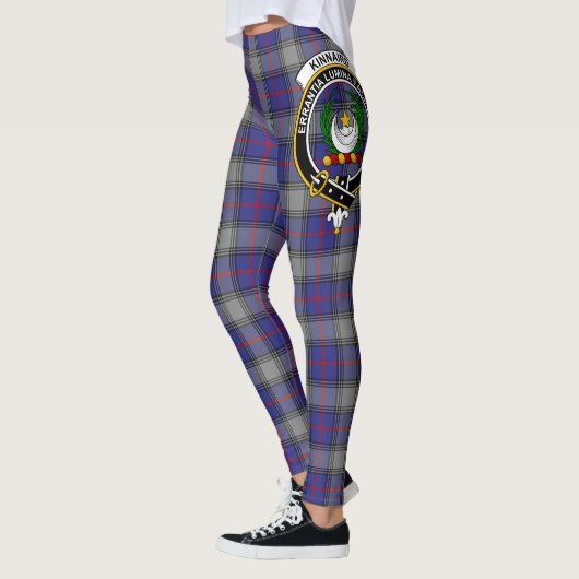 Ecosse Clan Kinnaird Crest Tartan Femmes Leggings (Gauche)