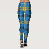 Ecosse Clan Laing Crest Tartan Femmes Leggings (Dos)