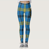 Ecosse Clan Laing Crest Tartan Femmes Leggings (Devant)