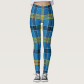 Ecosse Clan Laing Tartan Femmes Leggings (Devant)