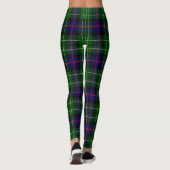Ecosse Clan Leslie Tartan Femmes Leggings (Dos)