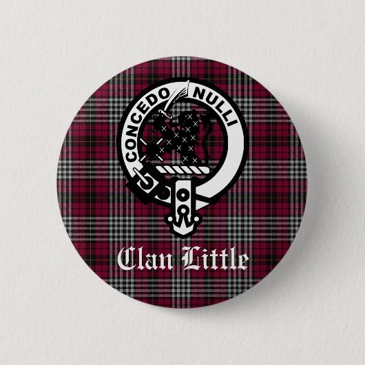 Écosse Clan Little Crest Badge et Tartan Custom (Devant)