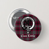 Écosse Clan Little Crest Badge et Tartan Custom (Devant & derrière)