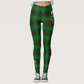 Ecosse Clan Lundin Crest Tartan Femmes Leggings (Devant)