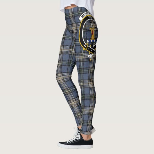 Ecosse Clan MacDowall Crest Tartan Femmes Legging (Gauche)