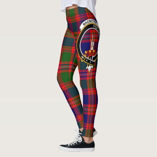 Ecosse Clan MacIntyre Crest Tartan Femmes Legging (Gauche)
