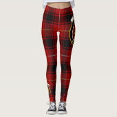 Ecosse Clan MacIver Crest Tartan Femmes Leggings (Devant)