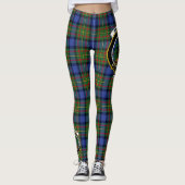 Ecosse Clan MacLaren Crest Tartan Femmes Leggings (Devant)