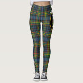 Ecosse Clan MacLellan Crest Tartan Femmes Legging (Devant)