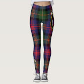 Ecosse Clan MacLennan Crest Tartan Femmes Legging (Devant)