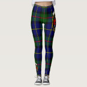 Ecosse Clan MacLeod Crest Tartan Femmes Leggings (Devant)