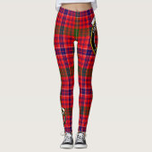 Ecosse Clan MacRae Crest Tartan Femmes Leggings (Devant)