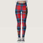 Ecosse Clan MacTavish Crest Tartan Femmes Legging (Devant)