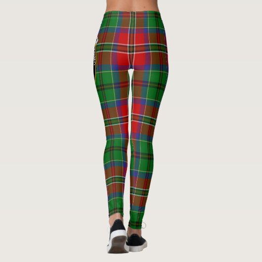 Ecosse Clan McCulloch Crest Tartan Femmes Legging (Dos)