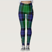 Ecosse Clan Monteith Crest Tartan Femmes Leggings (Devant)