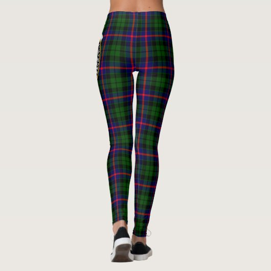 Ecosse Clan Morrison Crest Tartan Femmes Leggings (Dos)