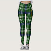 Ecosse Clan Mow Crest Tartan Femmes Leggings (Devant)