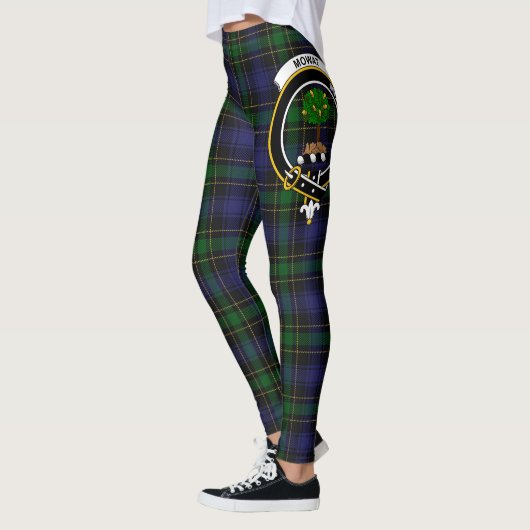 Ecosse Clan Mowat Crest Tartan Femmes Leggings (Gauche)