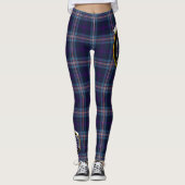 Ecosse Clan Nevoy Crest Tartan Femmes Leggings (Devant)