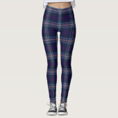 Ecosse Clan Nevoy Tartan Femmes Leggings (Devant)