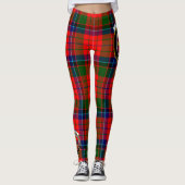 Ecosse Clan Nicolson Crest Tartan Femmes Leggings (Devant)