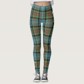 Ecosse Clan Paisley Crest Tartan Femmes Leggings (Devant)