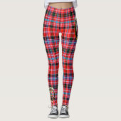Ecosse Clan Preston Crest Tartan Femmes Leggings (Devant)